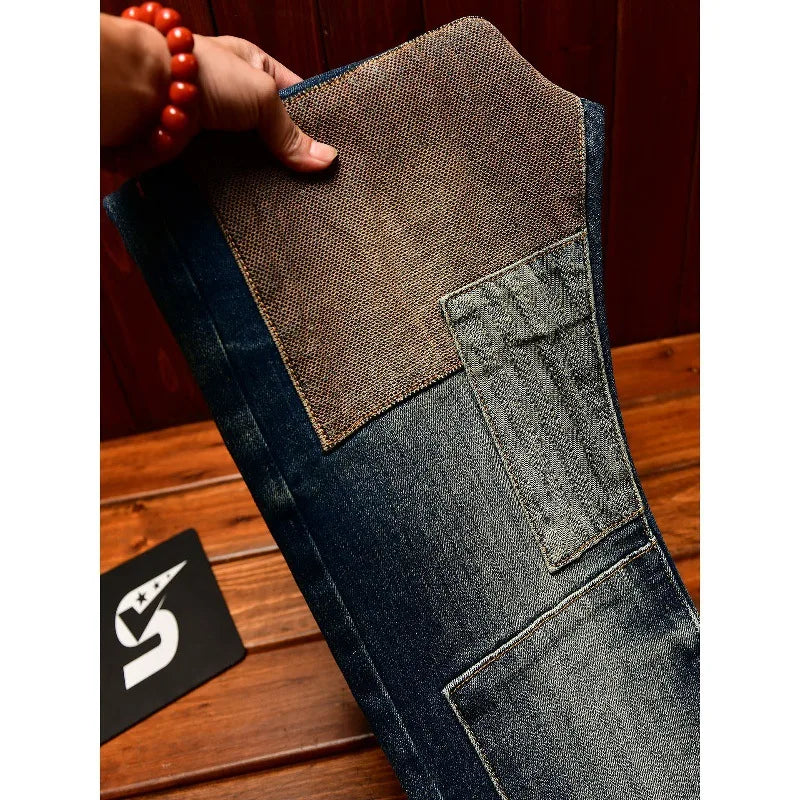 Street Fashion Designer Men Jeans High Quality