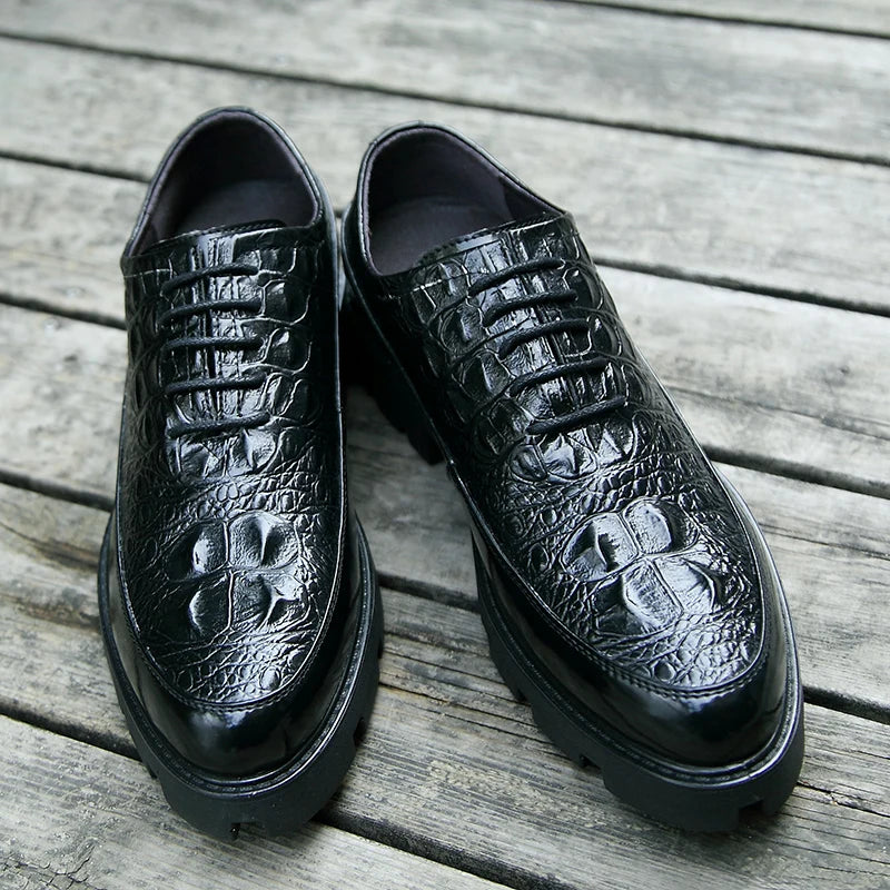 New Luxury Brand Men's Casual Shoes Italian Leather