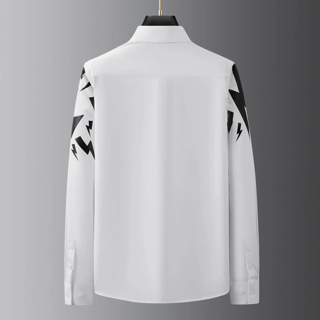 Men's Shirt Slim Long Sleeve Casual Shirt