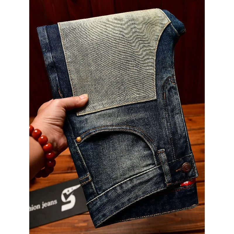 Street Fashion Designer Men Jeans High Quality