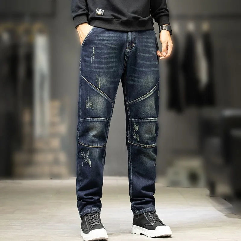 Jeans For Men Straight Pants Men's baggy jeans large size