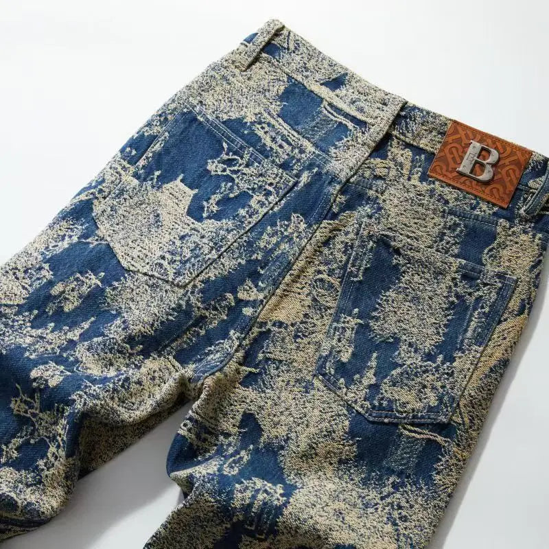 High-quality American retro jeans men's 2026 autumn new micro-elastic popular wear-resistant wash Cowboy Straight Pants