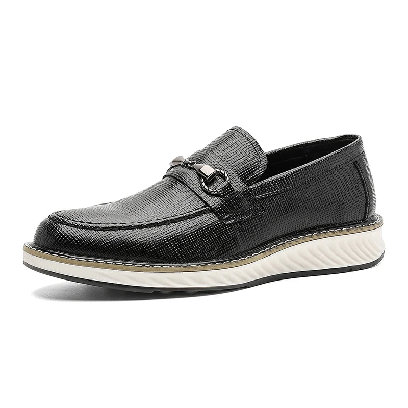 New Arrival Male Loafers Hot-selling Men's Casual Shoes Anti-Slip Slip-On Flats Comfortable Leather Driving Shoes Soft Moccasins