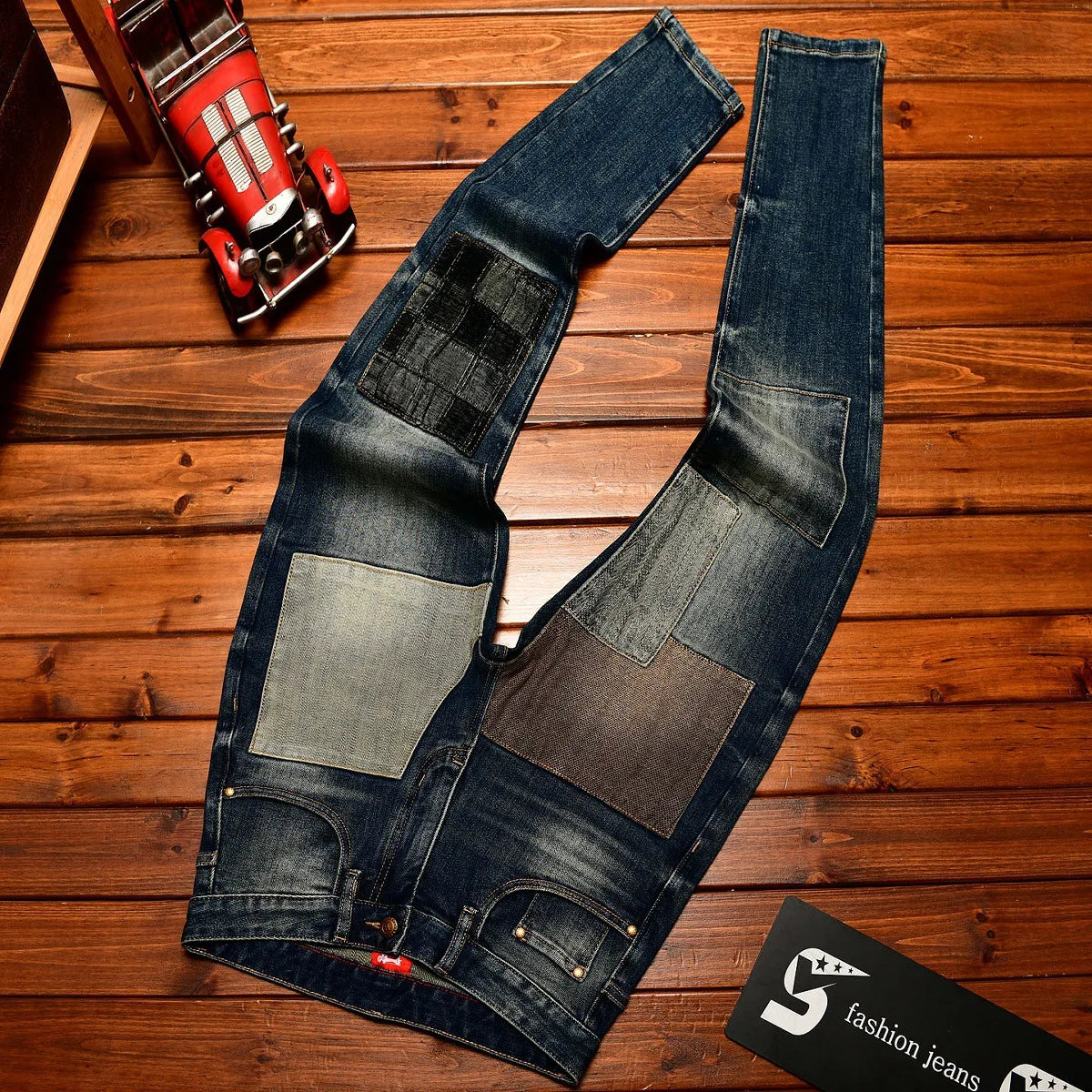 Street Fashion Designer Men Jeans High Quality