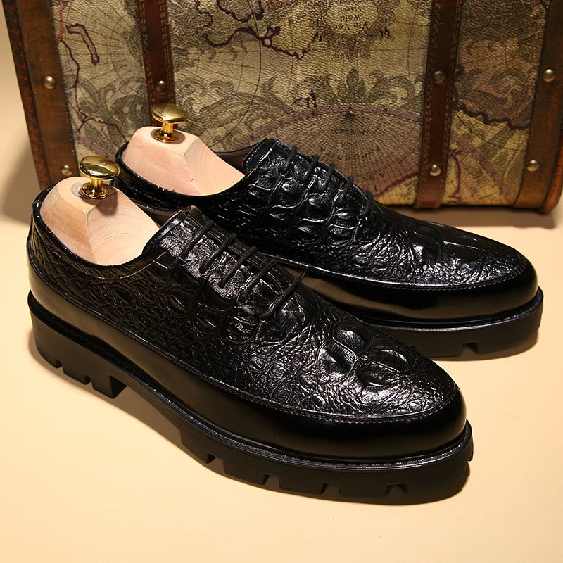 New Luxury Brand Men's Casual Shoes Italian Leather