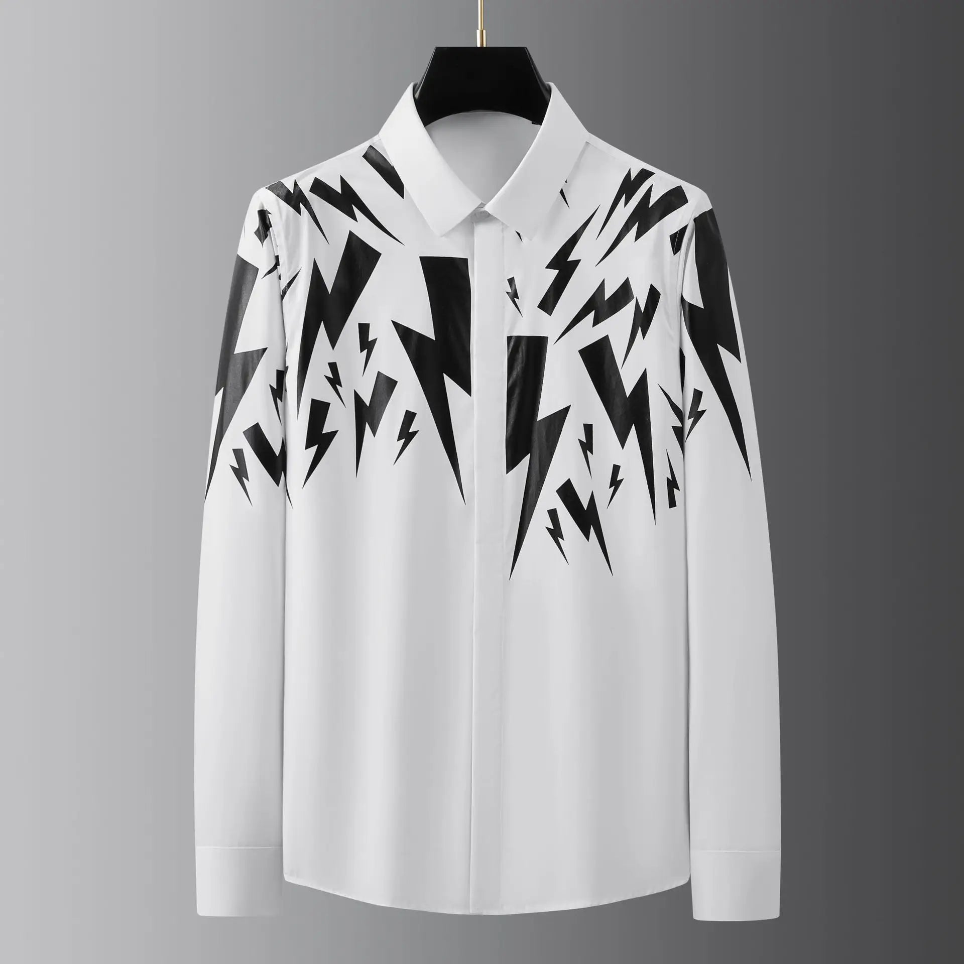 Men's Shirt Slim Long Sleeve Casual Shirt