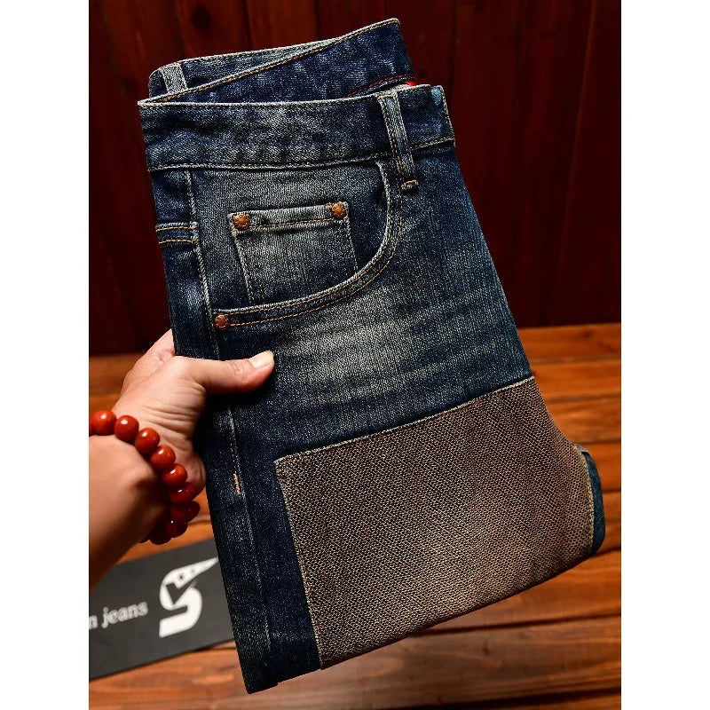 Street Fashion Designer Men Jeans High Quality