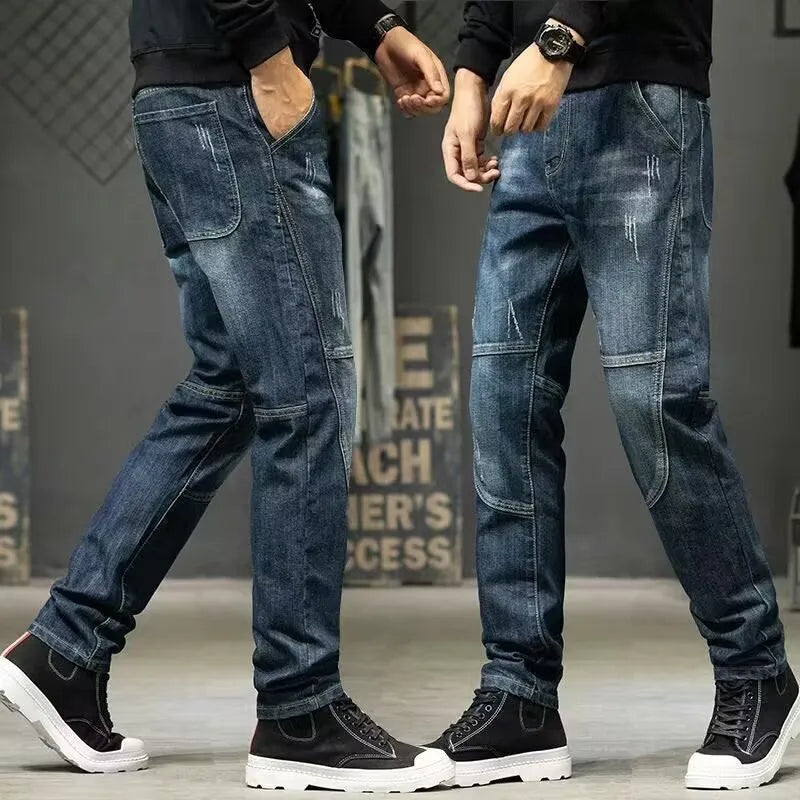 Jeans For Men Straight Pants Men's baggy jeans large size