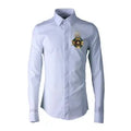 Embroidered Men Shirt Fashion New 100% Cotton Men