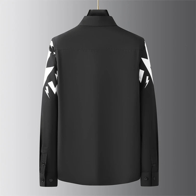Men's Shirt Slim Long Sleeve Casual Shirt