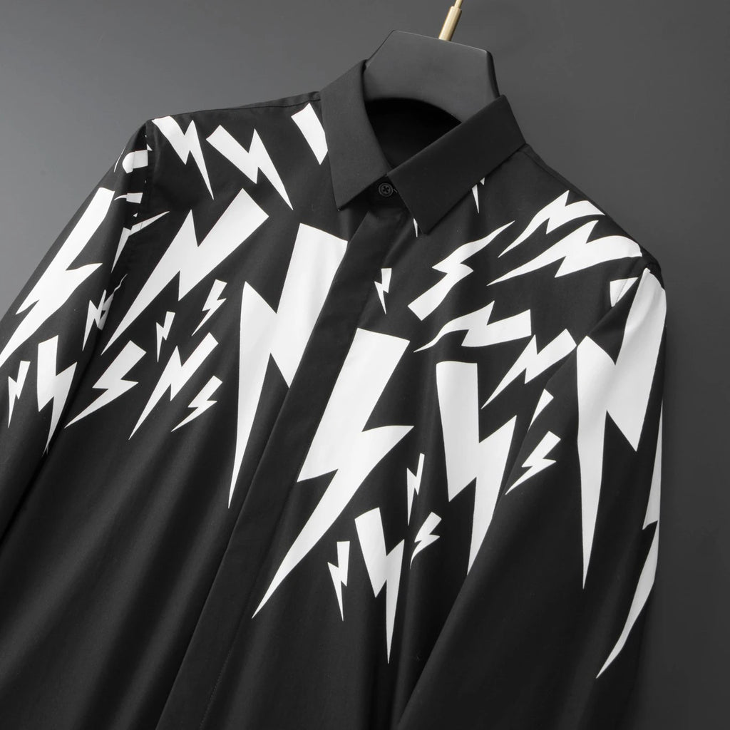 Men's Shirt Slim Long Sleeve Casual Shirt